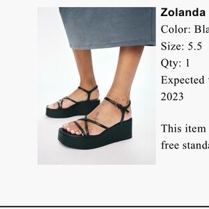 Reformation platform sandals